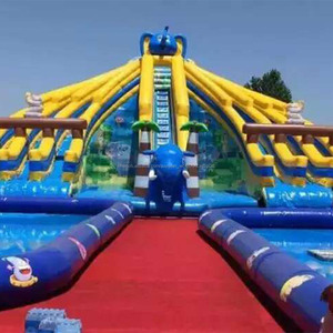 Commercial used outdoor activity water games inflatable water park giant adult and children slides water sports - Product Image 4