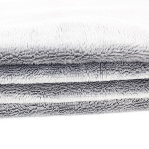 100% Poliester Padat Warna Lembut EF <span class=keywords><strong>Boa</strong></span> Kain Velboa Kain untuk Boneka Mainan