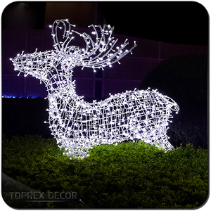 <span class=keywords><strong>Luces</strong></span> Navideñas Decorativas LED para Exteriores, Impermeables IP65, Diseño <span class=keywords><strong>de</strong></span> <span class=keywords><strong>Reno</strong></span> Grande, para Decoración Navideña - Product Image 2