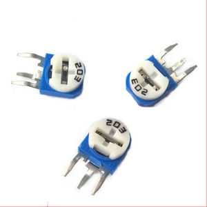 Thâm Quyến RM065 1M 101 501 102 103 104 <span class=keywords><strong>201</strong></span> 203 503 V Loại 20K Ohm Xanh Trắng Chính Xác Điều Chỉnh Chiết Áp - Product Image 1