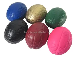 Chinese suppliers hot selling customized colorful brain shaped stress ball promotional stress relef toys gifts