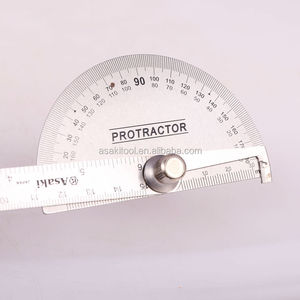 AK-2587 paslanmaz çelik endüstriyel derece yarım ay iletki cetvel - Product Image 4
