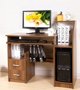 Venta al por mayor verde muebles <span class=keywords><strong>oficina</strong></span> escritorio de la computadora con librero muebles - Product Image 2