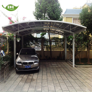 Abri de lavage de voiture en polycarbonate et en aluminium avec matériau en aluminium - Product Image 2