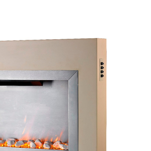 Chimenea Eléctrica Independiente LONGJIAN LJSF3504ME 1000W/2000W, Brillo <span class=keywords><strong>de</strong></span> Llama Ajustable, Protección Contra Sobrecalentamiento, 20-40, para el Hogar - Product Image 4