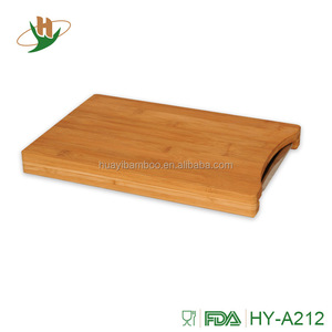 100% Premium bambou planche à découper avec coulissante <span class=keywords><strong>plateau</strong></span> de service - Product Image 1