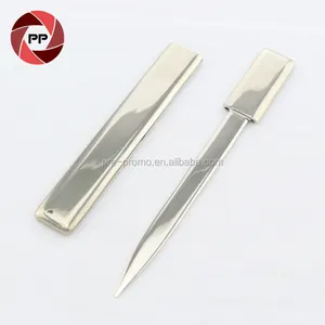 Custom wholesale executive desk metal letter opener with cover