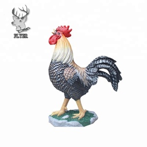 Estatua de Fibra de Vidrio Personalizada, Estatua Grande de Gallo de Poliresina, Escultura de Resina Animal <span class=keywords><strong>en</strong></span> Venta - Product Image 6