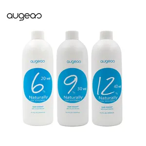 Augeas 沙龙使用专业永久性 10 20 30 40 卷头发氧化剂过氧化氢霜