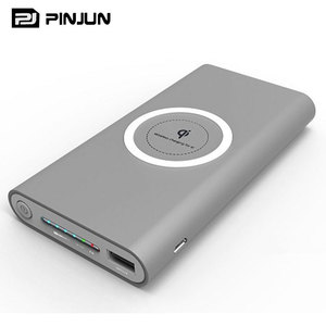 2018 portátil <span class=keywords><strong>Qi</strong></span> inalámbrico 8000 mAh powerbank cargador inalámbrico para el iPhone x 8 7 6 Más - Product Image 4