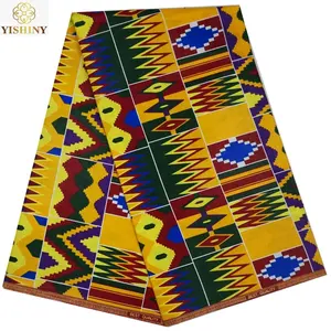 Neue ankunft kente afrikanische stoff kente kleider F780