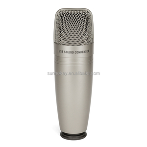 Samson C01U Pro USB Studio Microphone à condensateur Surveillance en temps réel Grand condensateur à diaphragme pour la diffusion d'enregistrement de musique