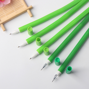 Funny Design Leaf Shape Ball <strong>Pen</strong> Cute <strong>Grass</strong> Gift Plastic <strong>Pen</strong> for Kids - Product Image 5