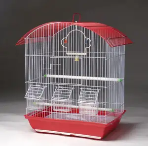 Металл bird cage с 3 коробки пищи