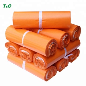 mensajería paquete para el Envío Expreso <span class=keywords><strong>de</strong></span> embalaje <span class=keywords><strong>de</strong></span> mercancías auto-adhesivo Post Mailer plástico naranja bolsas <span class=keywords><strong>de</strong></span> correo - Product Image 3