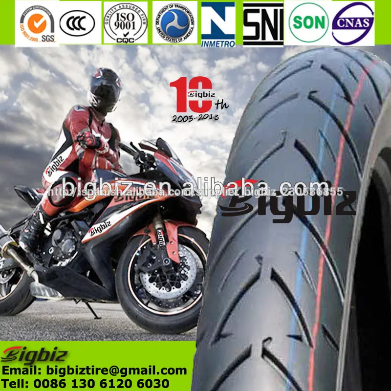 Neumático de la motocicleta de los importadores, la marca de neumáticos de la motocicleta 60/80-17 70/80-17
