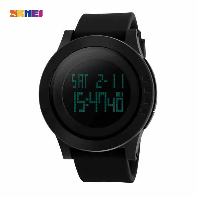 Hot Sale Skmei 1142 Fashion LED Digital Wrist Watch Back Light and Shock Resistant Watches Men