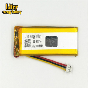 2.0-<span class=keywords><strong>3</strong></span> P <span class=keywords><strong>3</strong></span>.7 V 402764 403065 1000 mah hot selling lithium li-ion rechargeable battery lithium polymer battery lipo - Product Image 2
