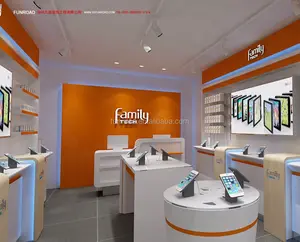 Dispositivo di visualizzazione del negozio di cellulari di Design della decorazione del negozio di telefoni cellulari creativi di moda