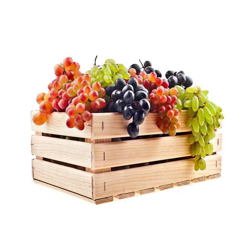Personalizzato Stoccaggio scatola di legno di frutta di cassa della scatola