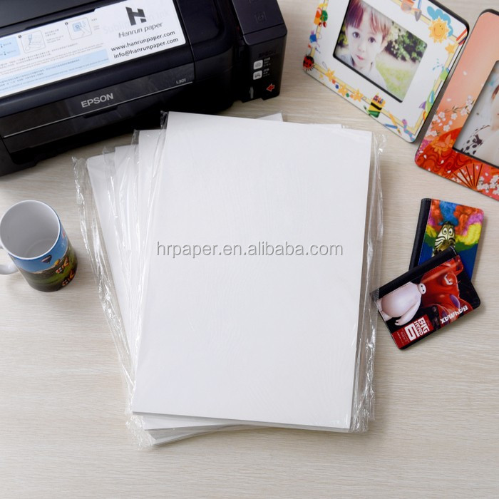 Huihanrun — papier de transfert thermique par sublimation, 100gsm,120gsm, feuilles A4 A3, pour textile, vêtements, tasses