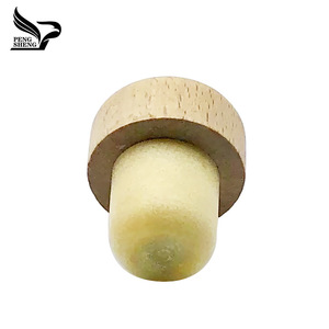 Bán buôn tùy chỉnh khắc logo bằng gỗ chai Stopper Polymer cao hình chữ T đẩy kéo cap cho đóng gói sản phẩm Trung Quốc - Product Image 6