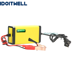 पूर्ण बंद 12V 2A बैटरी चार्जर 12v मोटरसाइकिल बच्चों खिलौना लीड एसिड बैटरी चार्जर के साथ एलईडी बैटरी क्षमता प्रदर्शन चार्जर - Product Image 4