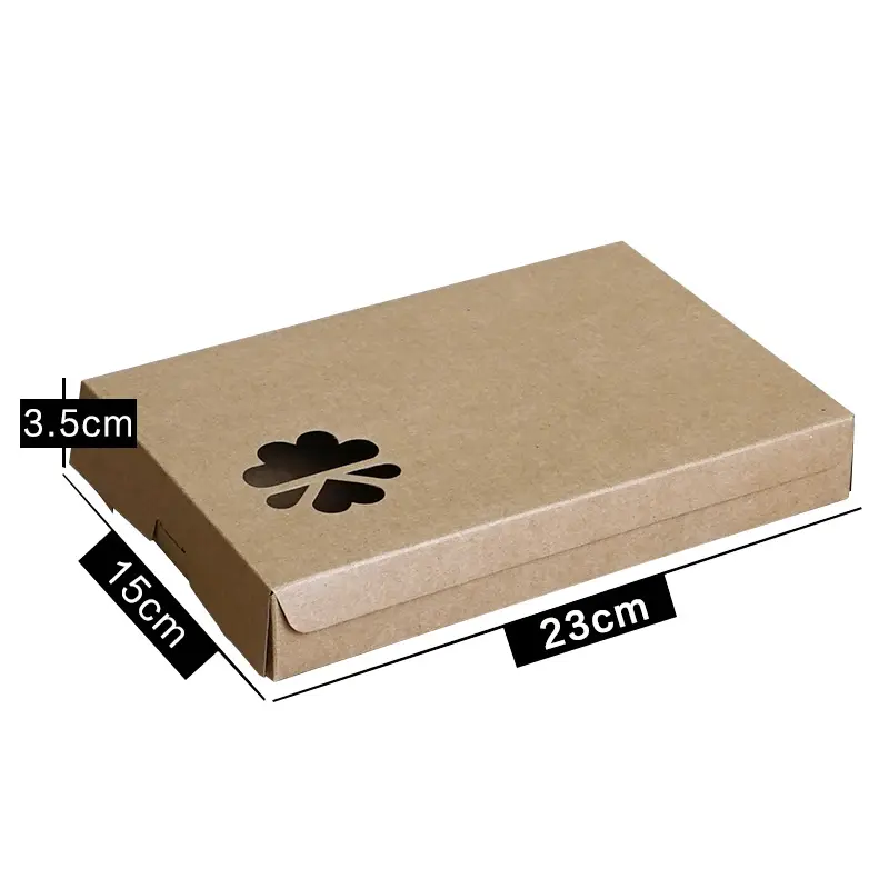 SENCAI 저렴한 사용자 정의 인쇄 직사각형 크래프트 종이 피자 포장 상자