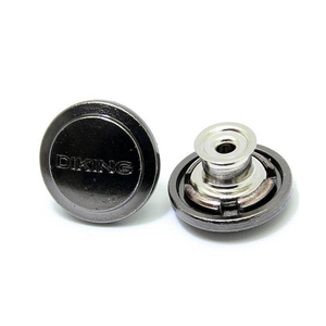 Fantaisie <span class=keywords><strong>en</strong></span> métal noir brillant <span class=keywords><strong>jean</strong></span> bouton bouton pour les vestes ou <span class=keywords><strong>jean</strong></span>, prix de gros bouton - Product Image 1