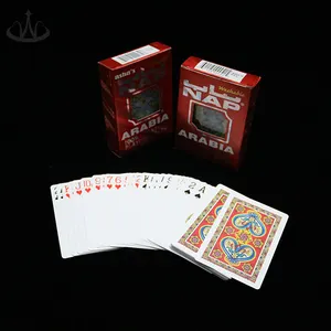 Cartas de jogo de poker impressas personalizadas, cartas de plástico de alta qualidade