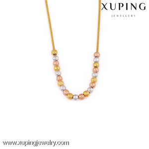 Collana Xuping in Oro 24K con Glitter Colorati per Donne - Product Image 2