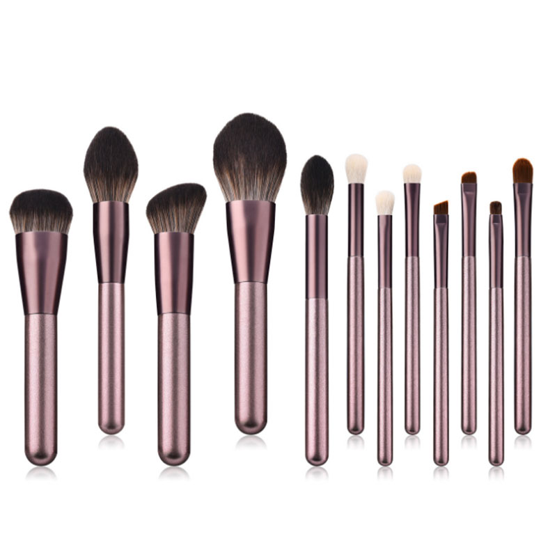 12 шт. кистей для макияжа глаз маленький виноград набор инструментов для макияжа Набор нейлоновых волосяных кистей