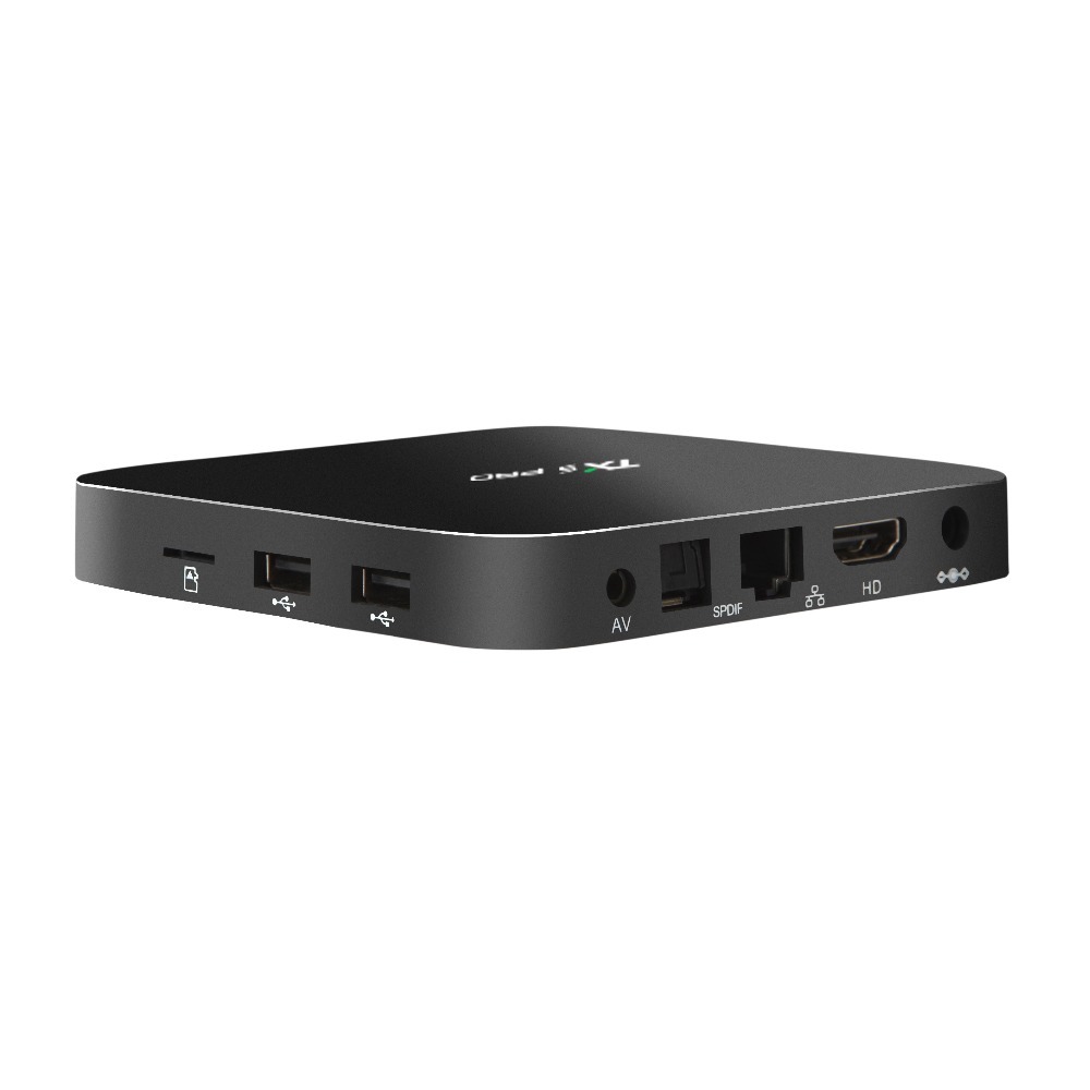 S905X TX5 PRO Android mini TV Box 6.0 2017 Amlogic Quad Core 64bit 2 GB/16 GB UHD 4 K con mic 2.4G & 5G Wi-Fi Bluetooth