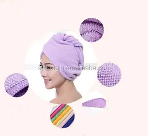 custom logo microfiber hair High Quality personalized hair drying Salon towel toalla turbante de microfibra for hair salon