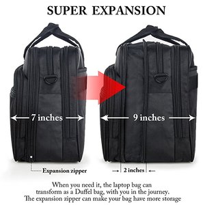 Bolso <span class=keywords><strong>para</strong></span> portátil de <span class=keywords><strong>17</strong></span> <span class=keywords><strong>pulgadas</strong></span>, maletín de viaje con organizador - Product Image 2