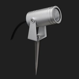 Không thấm nước ấm trắng ngoài trời COB LED tại chỗ Spike ánh sáng màu Đen đèn cơ thể 12 Wát Đầu vào điện áp rộng AC 110V 220V - Product Image 2