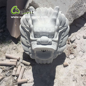 <span class=keywords><strong>Fontaine</strong></span> de tête de lion pour mur en marbre poli, <span class=keywords><strong>pierre</strong></span> <span class=keywords><strong>naturelle</strong></span>, 1 pièce - Product Image 4