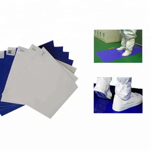 Prezzo all'ingrosso blu verde camera bianca tappetino appiccicoso usa e getta per camera bianca/medica