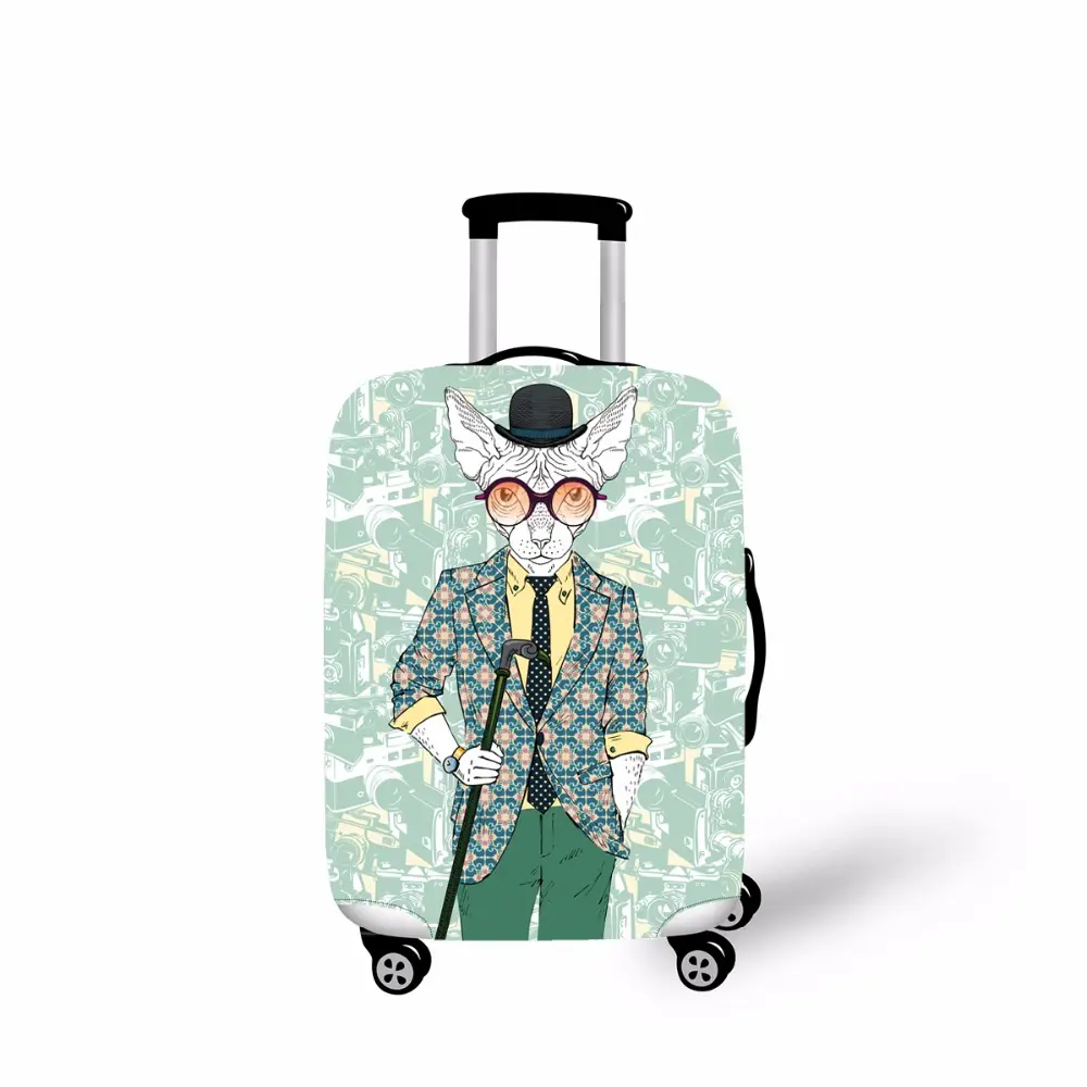 旅行バッグのための最高の贈り物伸縮性のある荷物カバー付きの保護荷物カバー