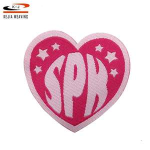 Corte ultrasónico diseño todo tipo de sombrero tamaño estándar tejida personalizado parche con merrow frontera - Product Image 5