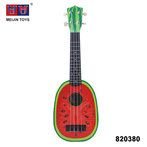 <span class=keywords><strong>Chitarra</strong></span> <span class=keywords><strong>giocattolo</strong></span> per bambini in plastica da 23 pollici con design a forma di anguria in vendita - Product Image 2