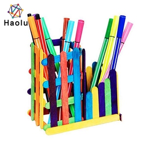 Palos <span class=keywords><strong>de</strong></span> madera para hacer helados, varitas multicolor para hacer helados - Product Image 5