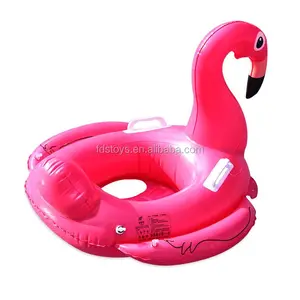 Новинка, детская надувная игрушка-поплавок в виде фламинго с сиденьем для обучения плаванию