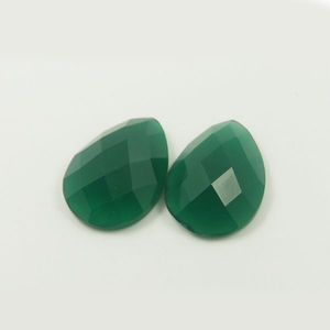 Piedra de Ágata Roja Natural con Reverso Plano en Forma de Tablero de Ajedrez para Anillos y Regalos - Product Image 3