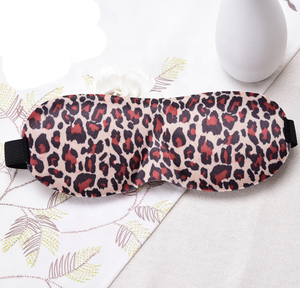 Mascarilla de espuma viscoelástica 3D con correa elástica y tapones para los oídos para viajes en avión y descanso - Product Image 4