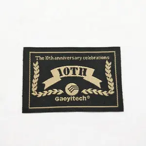 OEM design main clothes woven back neck label tag