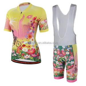 Custom cycling bibset Cycling Jersey Bib Short Set