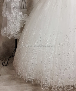 Belles robes de bal col chérie sur mesure longue conception de mariée formelle Taobao chine HS251 vraies images de <span class=keywords><strong>robe</strong></span> de mariée - Product Image 5