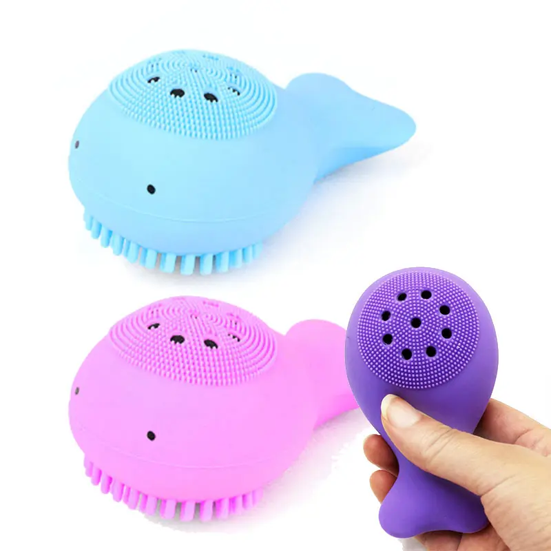 Beauty Care Cleaner Octopus Facial Brush Jellyfish Silicon Face Brush Exfoliating Facial Scrubber Deep Pore Cleaning