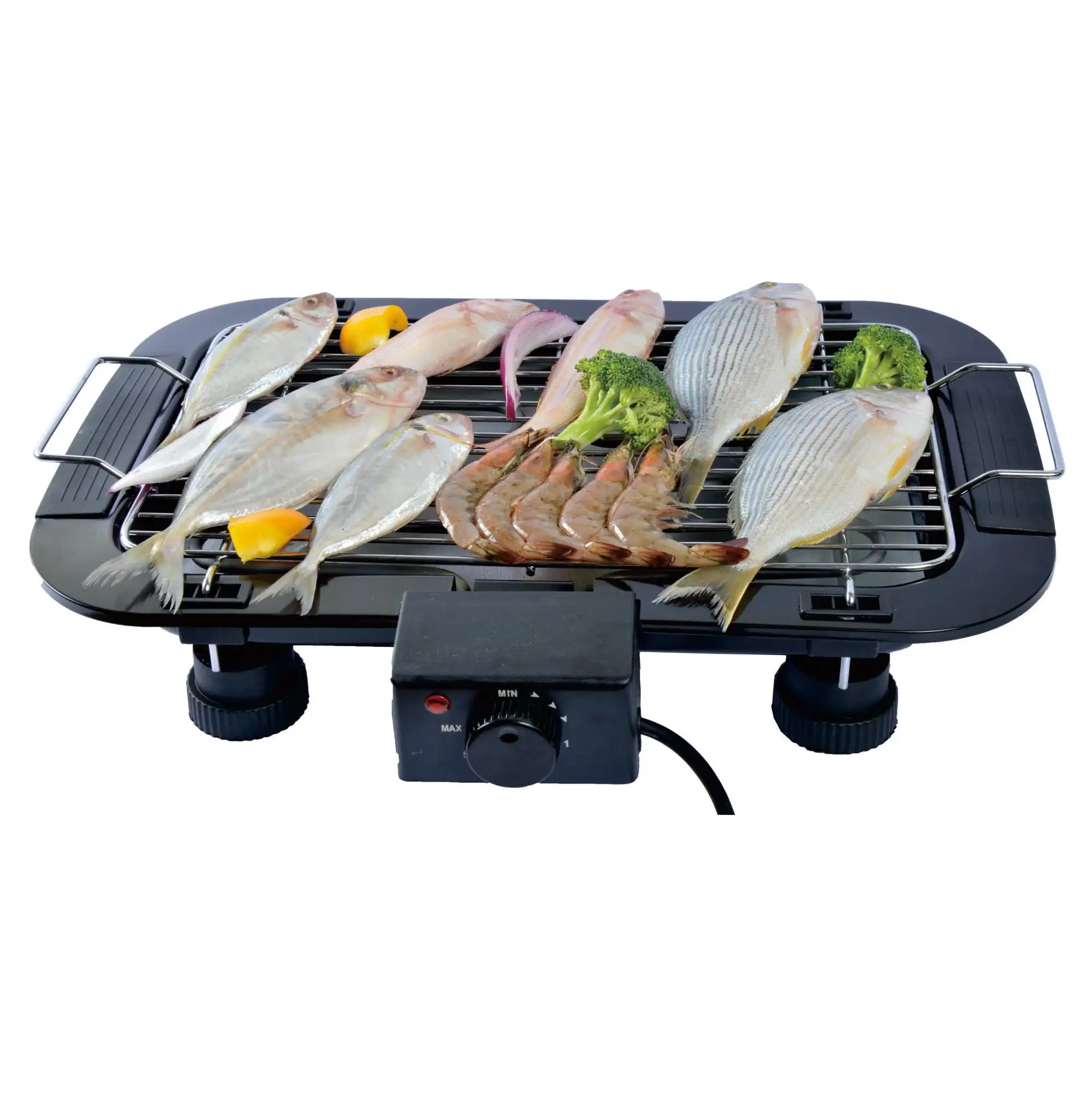 Grill Barbecue Thermostat Grill Height Adjustable BBQ Electric Barbecue Grill
